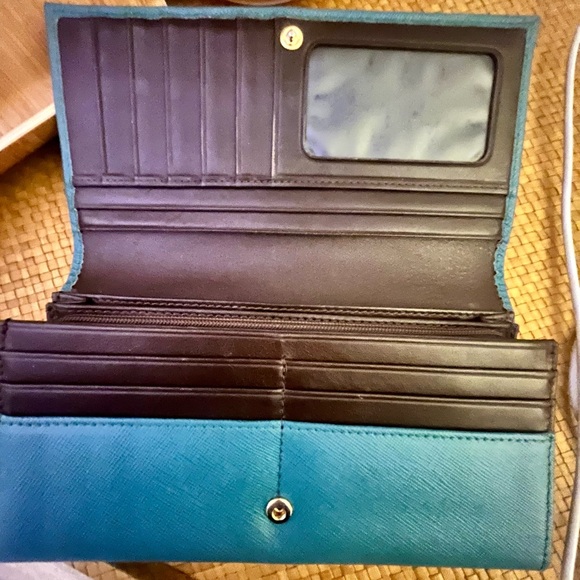 Vivienne Westwood Long Teal Wallet - Picture 6 of 6